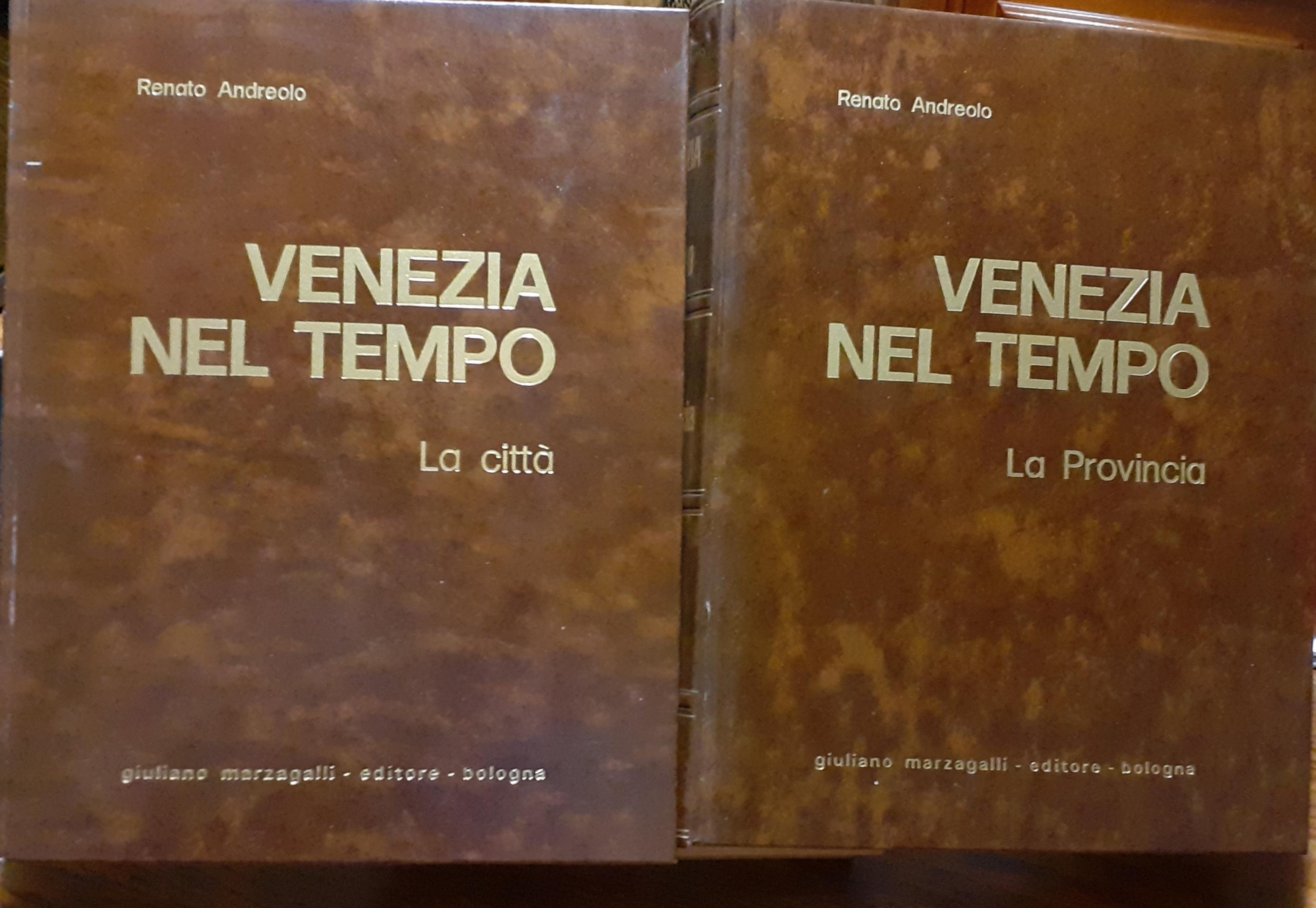 Venezia nel tempo 2 volumi "La città" e "La provincia" 1970 in cofanetto