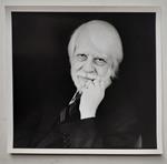 Fotografia originale ritratto di Giovanni Raboni fotografo S. Mazza 1997