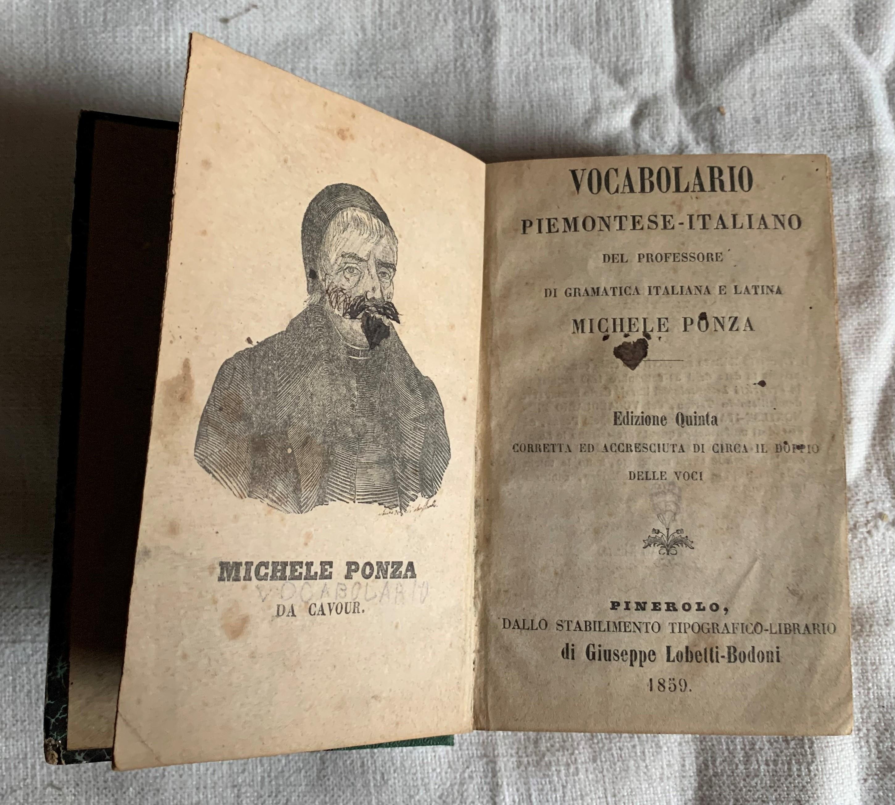 Vocabolario Piemontese-Italiano