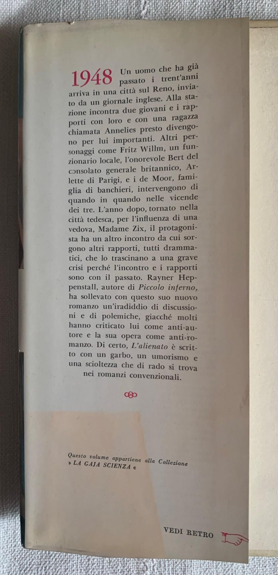 L' alienato. Romanzo