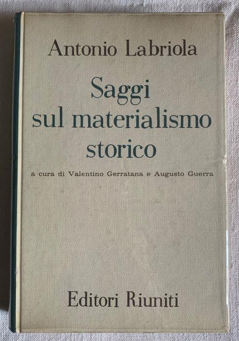 Saggi sul materialismo storico - Antonio Labriola - copertina