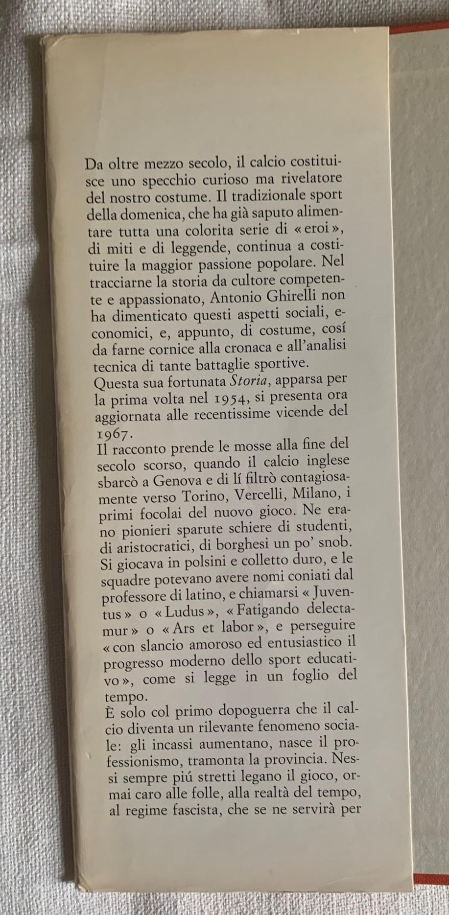 Storia del calcio in Italia