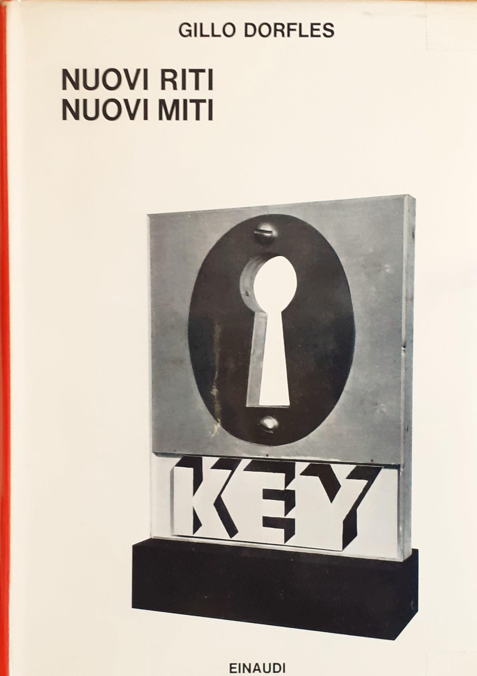 Nuovi riti, Nuovi miti - Einaudi saggi 357 prima edizione 1965
