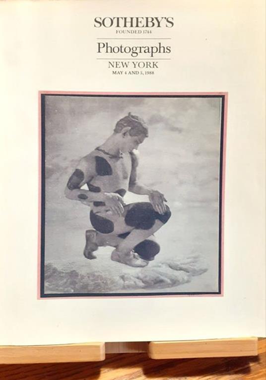 Sotheby's Auction Photographs New York 1988 - copertina