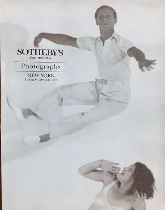 Sotheby's auction photographs New York 1993 - copertina