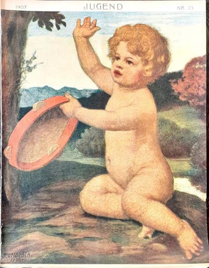 Jugend Nr. 23 del 1907 dedicata a Garibaldi e all'Italia - copertina