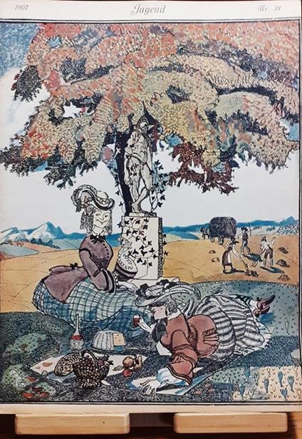 Jugend Settimanale Tedesco 1907 n° 38. Georg Hirth  - copertina