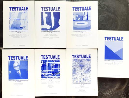 Sette riviste TESTUALE critica della poesia contemporanea 2005/2010. Direzione Gio Ferri, Gilberto Finzi  - copertina