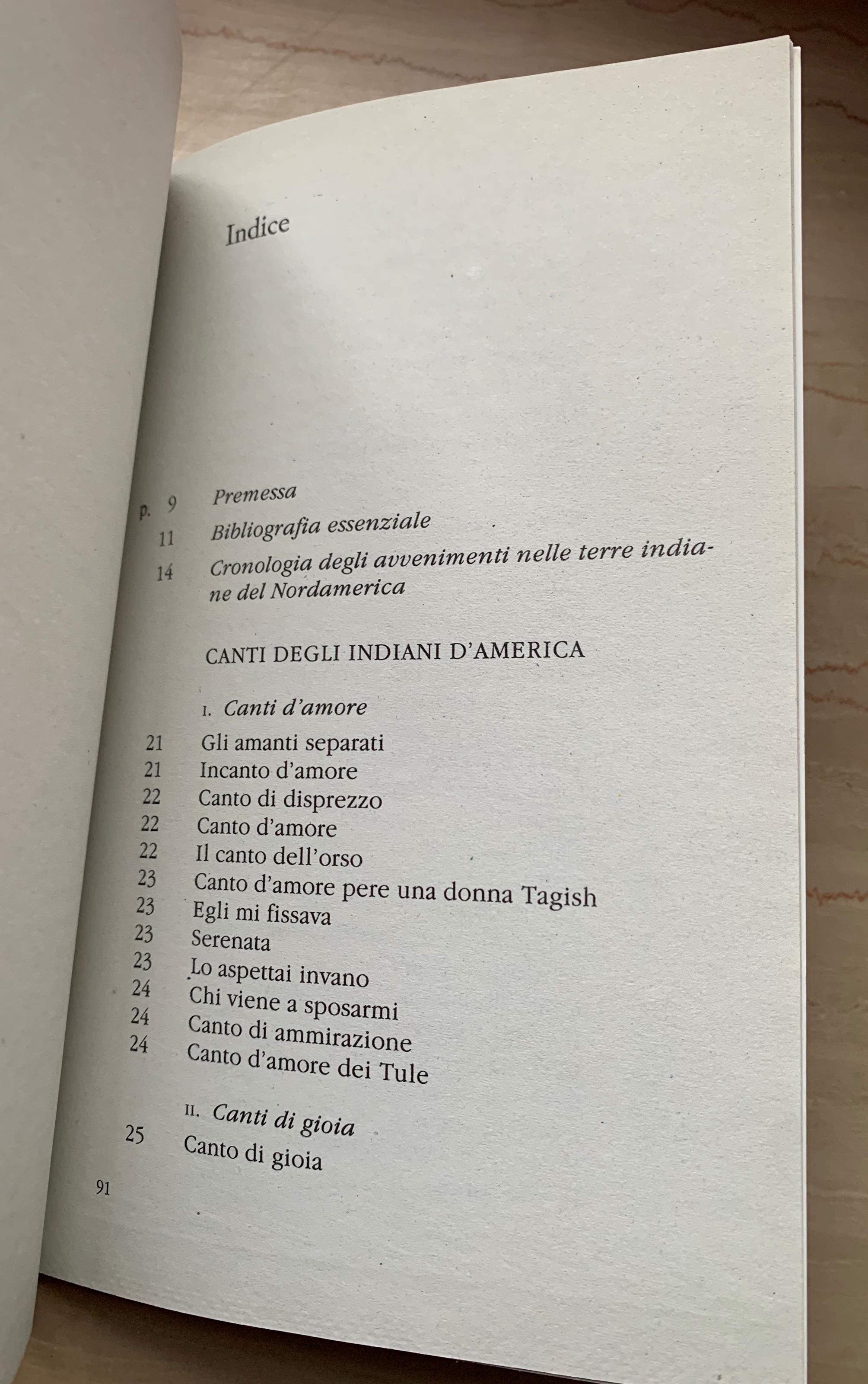 Canti degli Indiani d'America. Il volto più autentico e profondo della cultura "pellerossa"