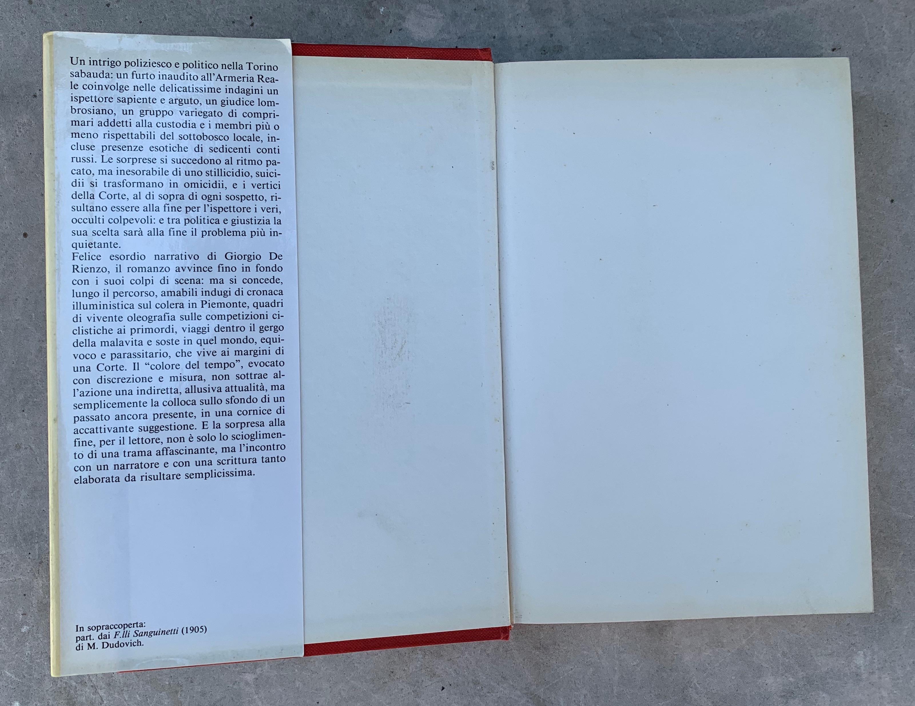 Caccia al ladro in casa Savoia. Romanzo