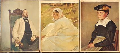 Tre riviste Jugend n° 3-18-21 anno° 1907 - copertina