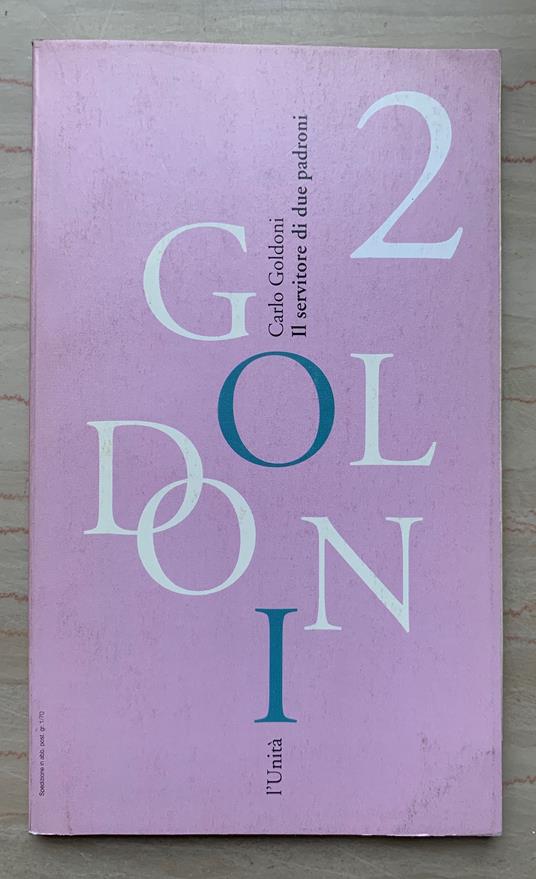 Il servitore di due padroni - Carlo Goldoni - copertina