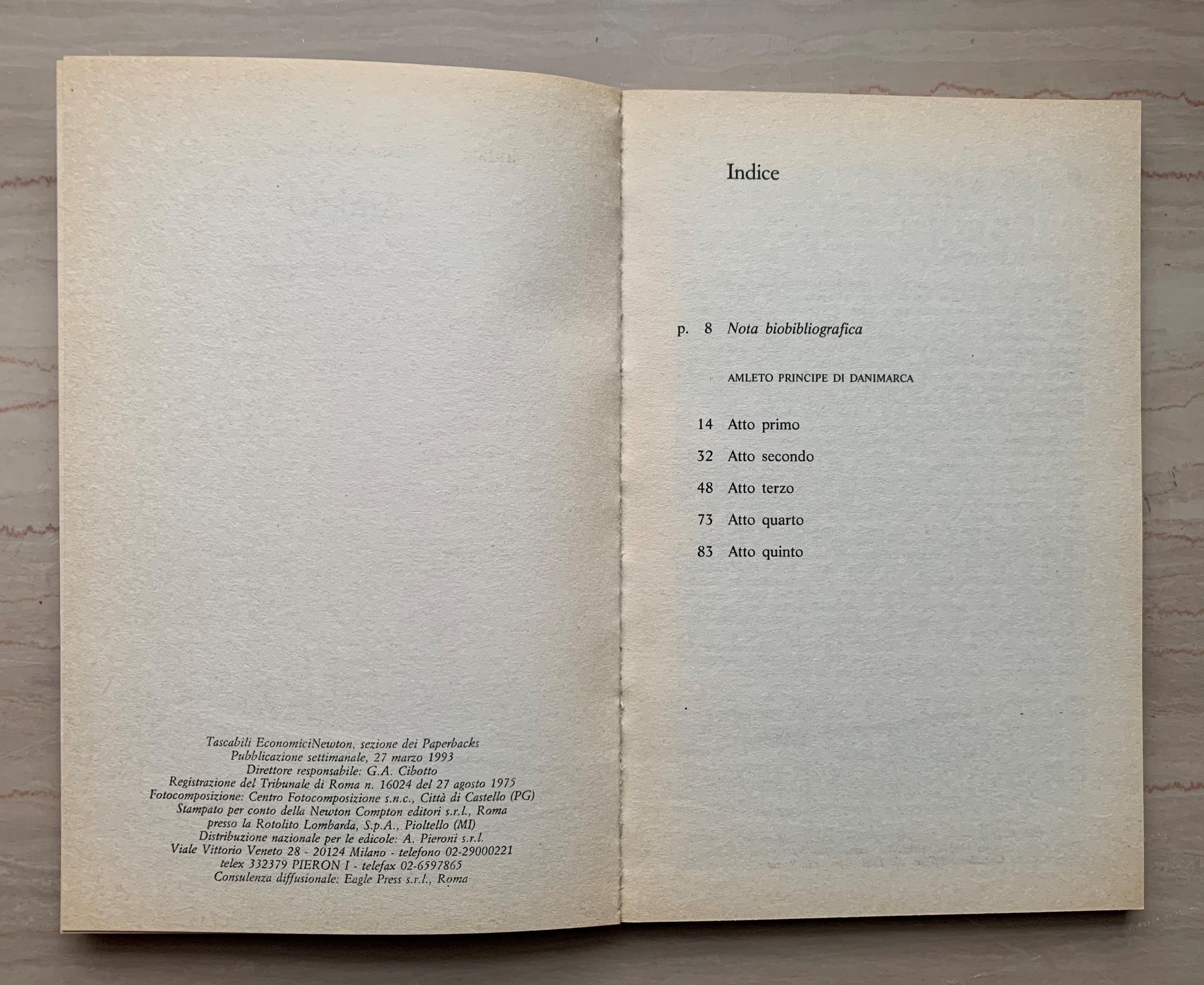 Amleto principe di Danimarca