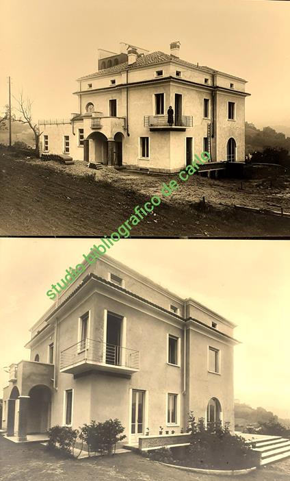 Due grandi fotografie "Casa Benevenuta Rivara Canavese" anni '30 ca - copertina