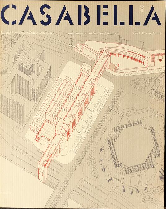 CASABELLA rivista di Architettura N°489 Marzo 1983 - Vittorio Gregotti - copertina