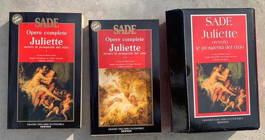 Juliette ovvero le prosperità del vizio * **. Edizione integrale - copertina