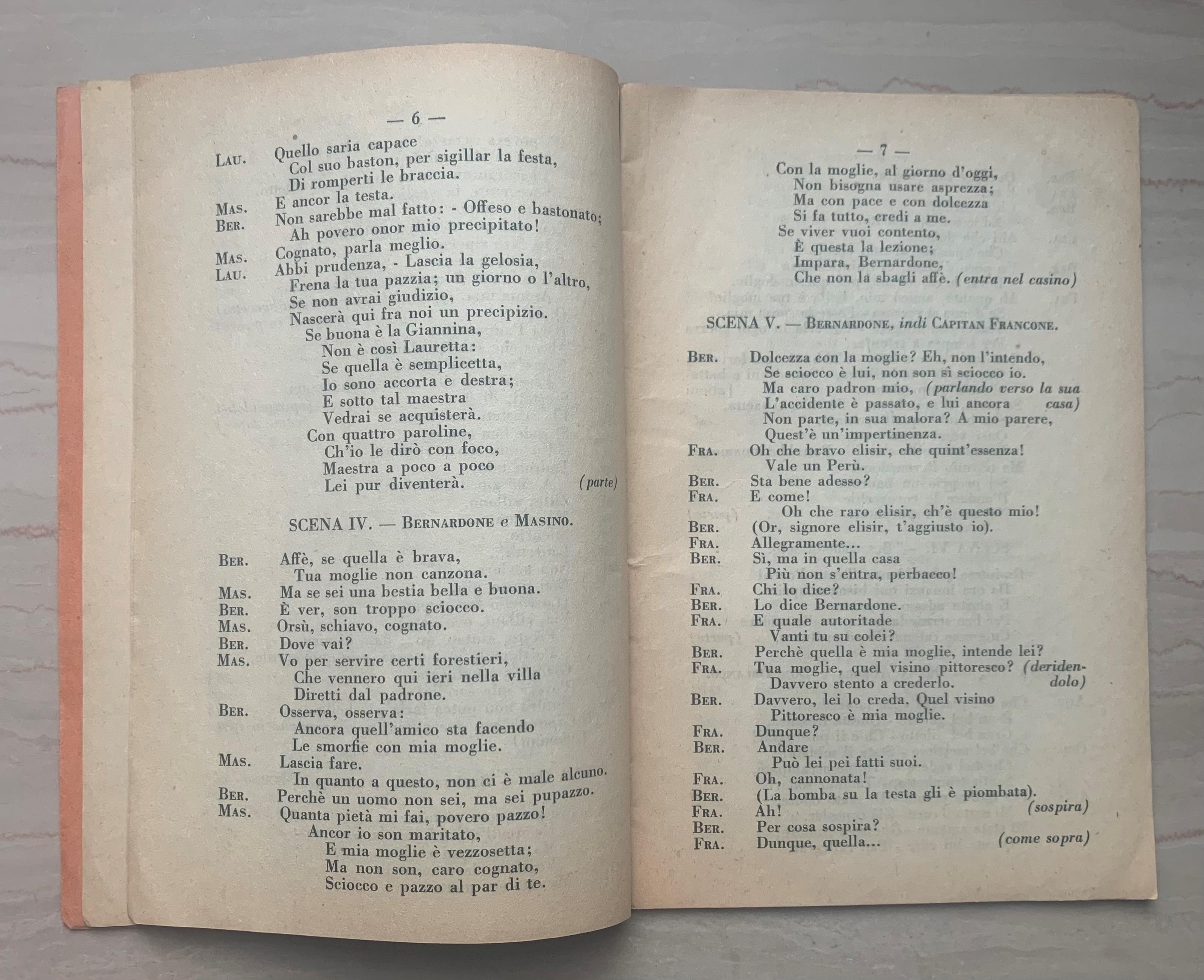 Giannina e Bernardone. Dramma giocoso in due atti