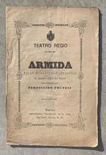 Armida. Ballo romantico-fantastico in quattro atti e sei scene da rappresentarsi al Teatro Regio di Torino la Stagione di Carnevale-Quaresima 1876-77