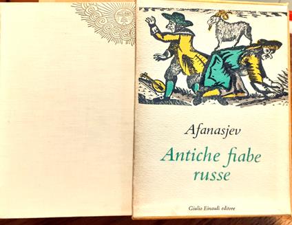 Antiche fiabe russe I Millenni Einaudi 1953 - copertina