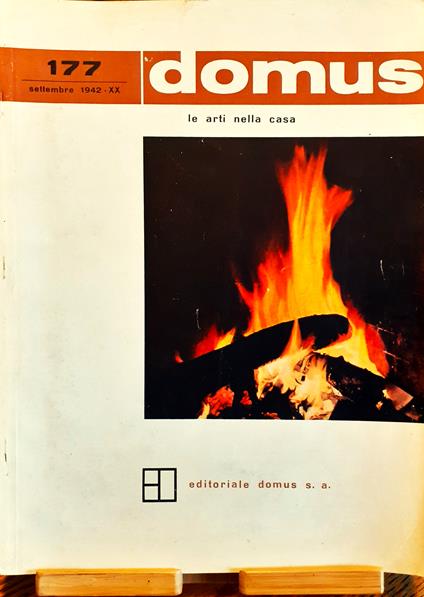Domus N° 177 settembre 1942 - copertina