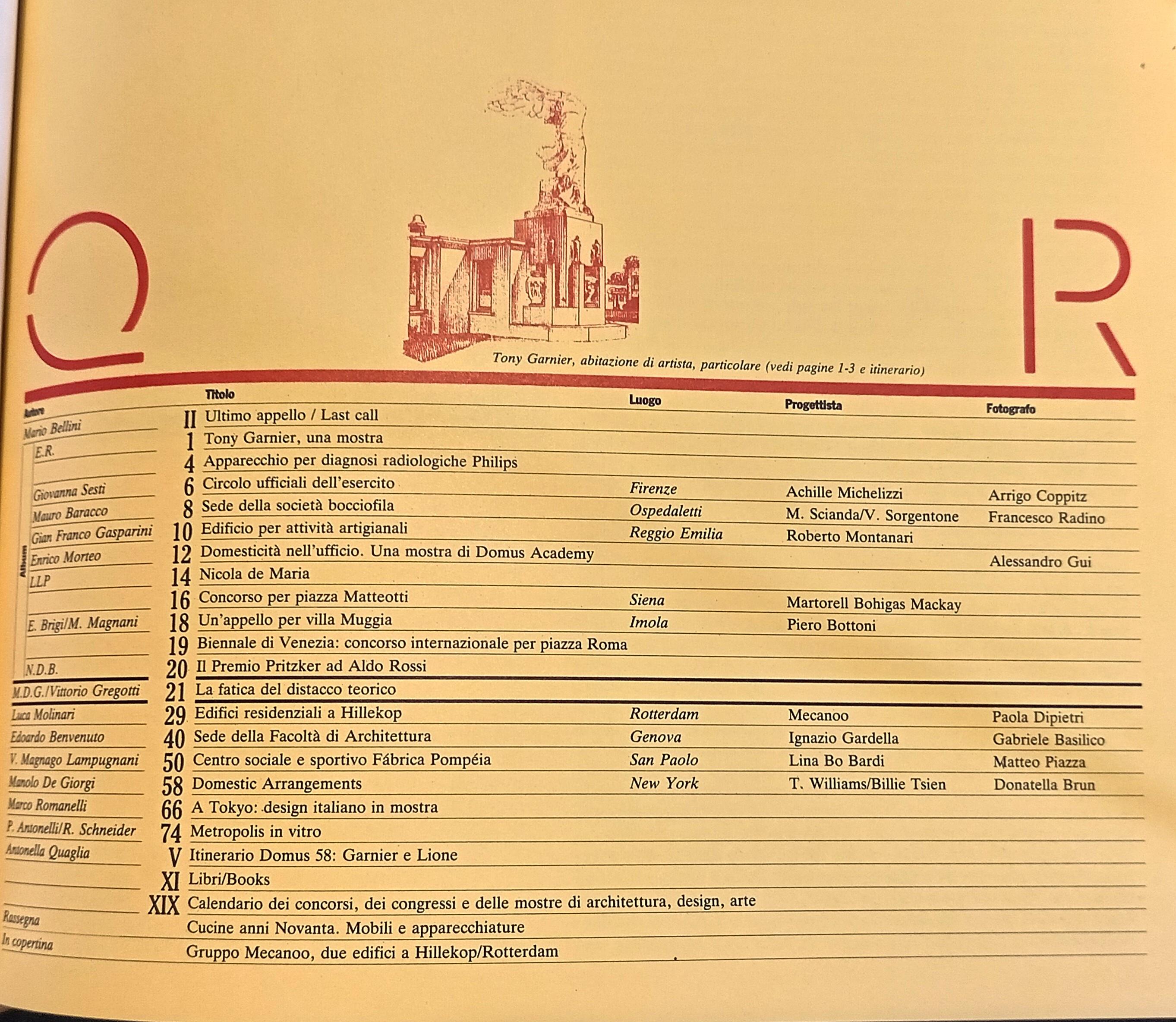 domus N° 717 giugno 1990