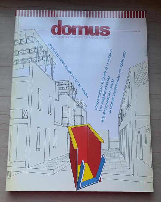 domus. Monthly Review of Architecture Interiors Design Art ottobre 1989 numero 709 - copertina