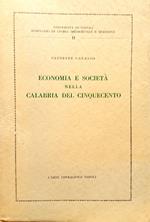 Economia e Società nella Calabria del cinquecento