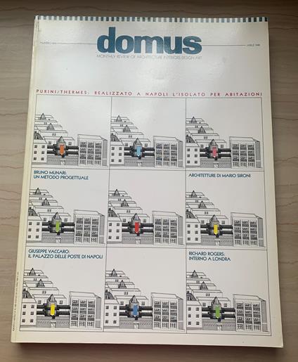 domus. Monthly Review of Architecture Interiors Design Art aprile 1988 numero 693 - copertina