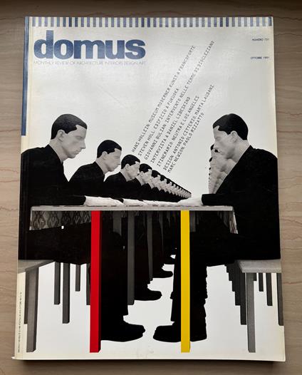 domus. Monthly Review of Architecture Interiors Design Art ottobre 1991 numero 731 - copertina