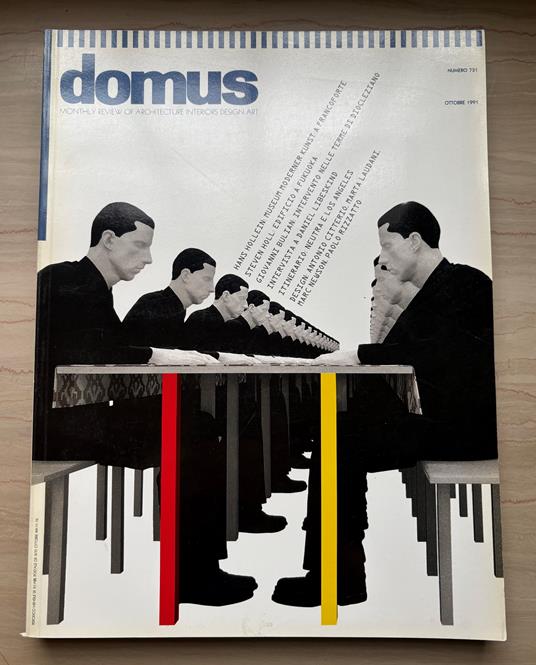 domus. Monthly Review of Architecture Interiors Design Art ottobre 1991 numero 731 - copertina