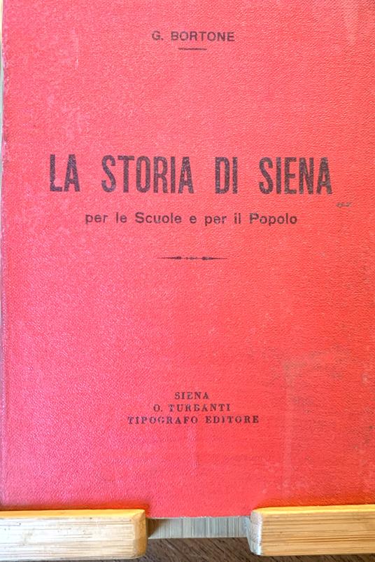 La storia di Siena - copertina