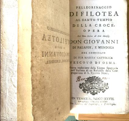 Pellegrinaggio di Filotea - copertina