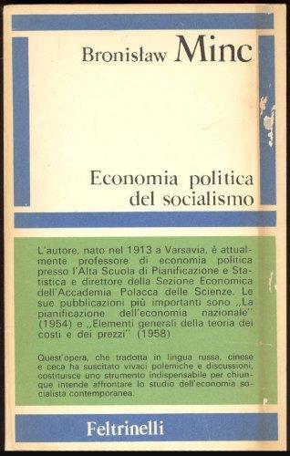 Economia politica del socialismo - Bronislaw Minc - copertina