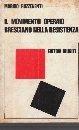 Il movimento operaio bresciano nella resistenza - Marino Ruzzenenti - copertina
