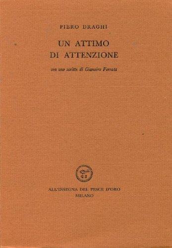 Un attimo di attenzione - Piero Draghi - copertina