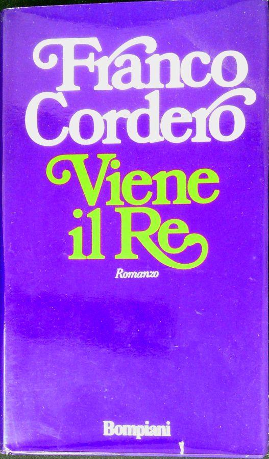VIENE IL RE - Franco Cordero - copertina