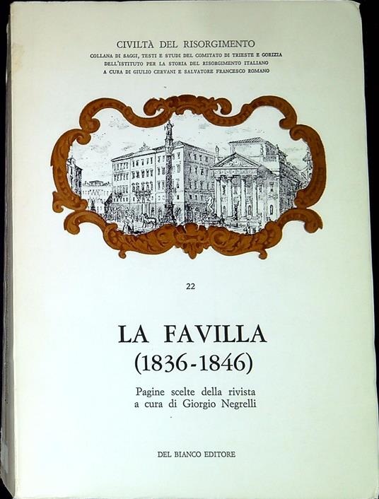 La Favilla 1836-1846 - Giorgio Negrelli - copertina