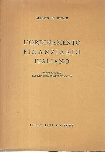 L' ordinamento finanziario italiano