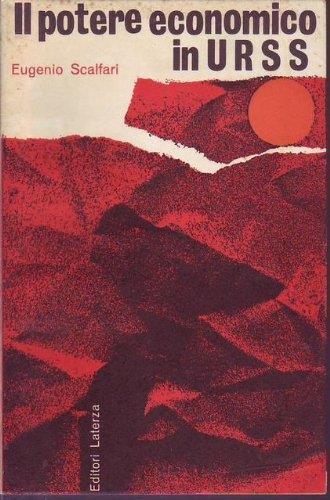 Il potere economico in URSS - Eugenio Scalfari - copertina