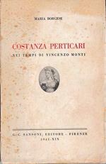 Costanza Perticari. Nei tempi di Vincenzo Monti