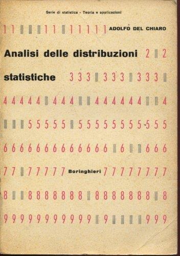Analisi Delle Distribuzioni Statistiche - Adolfo Del Chiaro - copertina