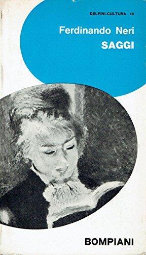 Saggi - Ferdinando Neri - copertina