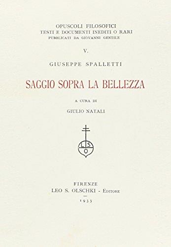 Saggio sopra la bellezza