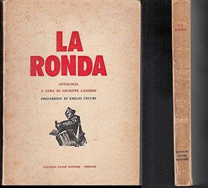 La Ronda. Antologia - Giuseppe Cassieri - copertina