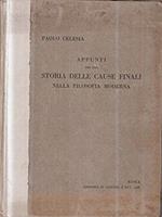 Appunti per una storia delle cause finali nella filosofia moderna