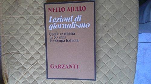 Lezioni di giornalismo