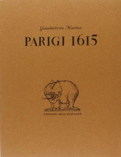 Parigi 1615 - Giambattista Marino - copertina