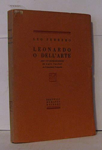Leonardo o Dell'arte - Leo Ferrero - copertina