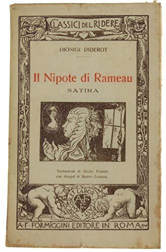 Il nipote di Rameau. Satira - Denis Diderot - copertina