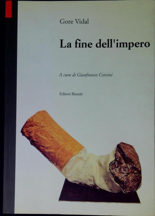 La fine dell'impero - Gore Vidal - copertina